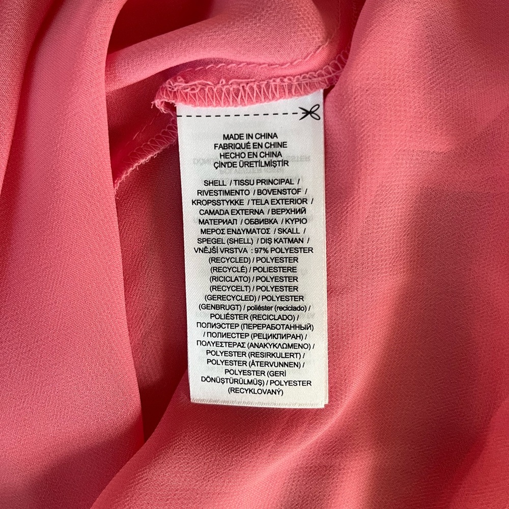 Lauren Ralph Lauren Women’s Pink Belted Bubble Crepe Dress Size 4 - Picture 12 of 13
